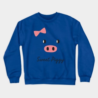 Sweet Piggy Face Crewneck Sweatshirt